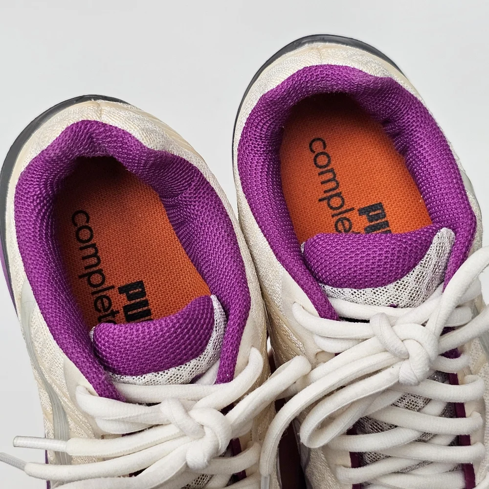 Puma Complete Running Shoes Women 7.5 Ortholite Purple Orange Sneakers